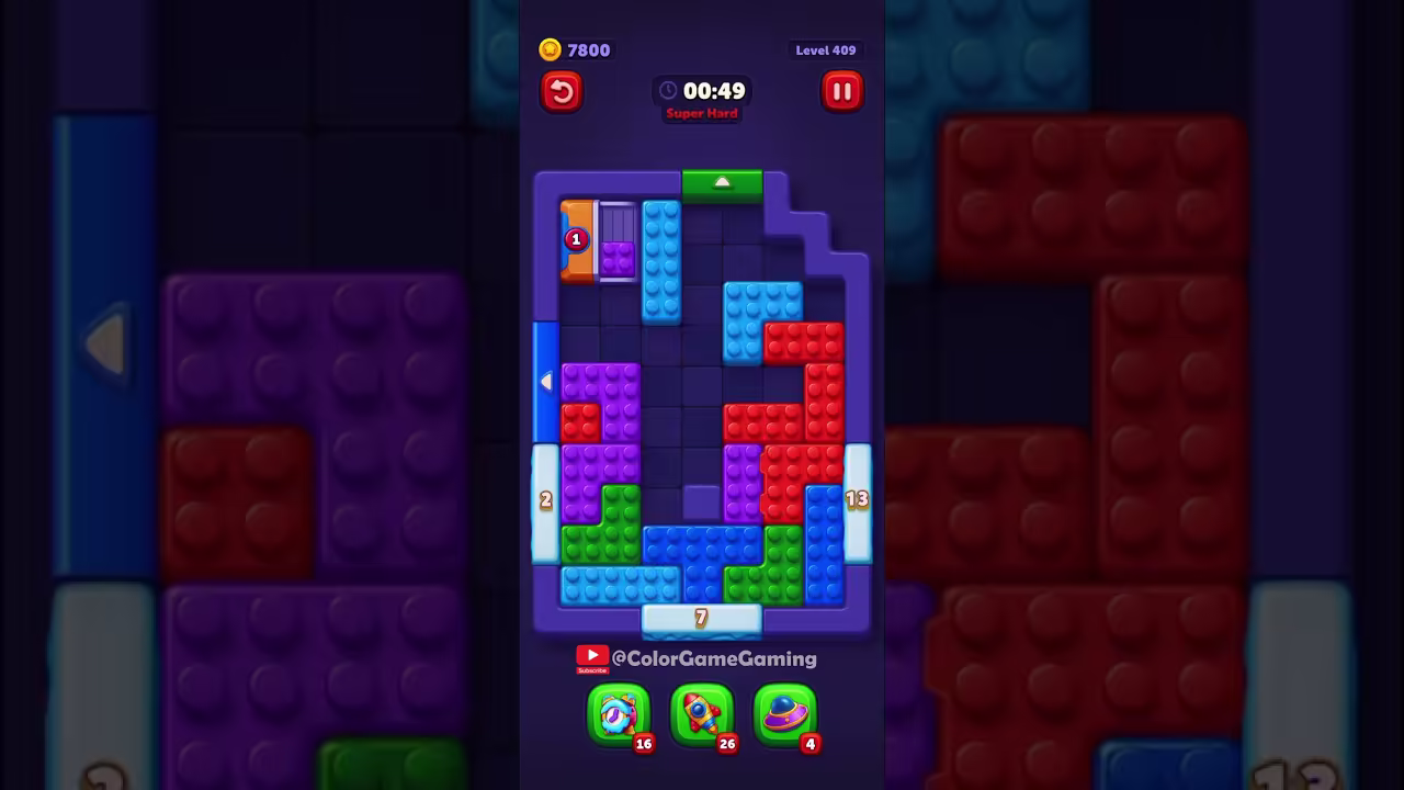 Block Out level board reference for step 1