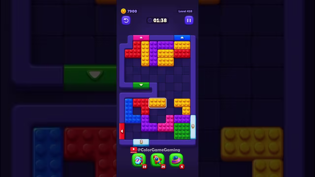Block Out level board reference for step 1