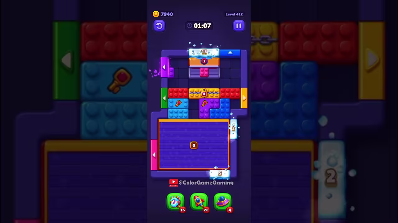 Block Out level board reference for step 1