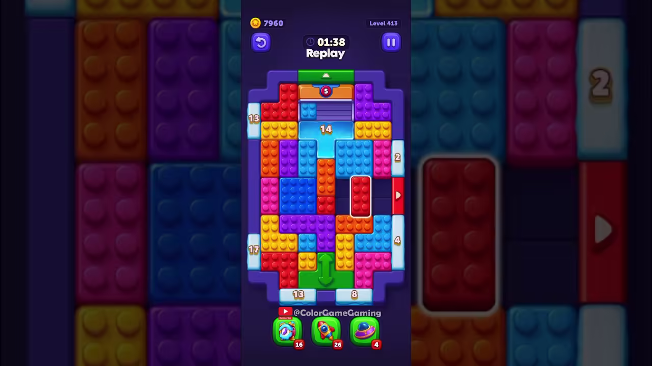 Block Out level board reference for step 1