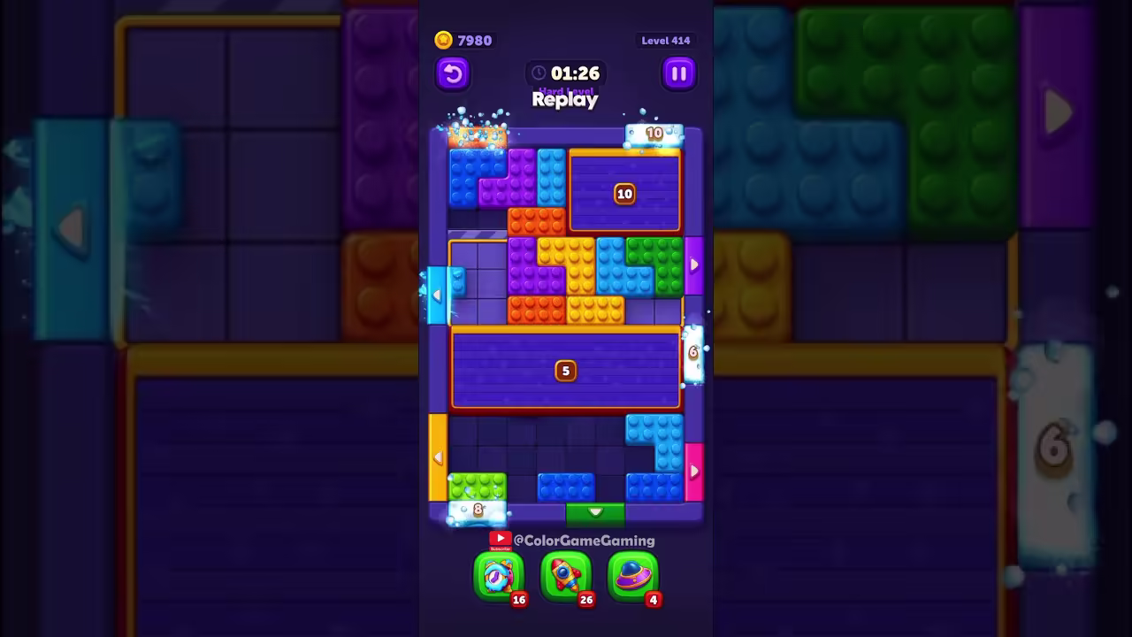 Block Out level board reference for step 1