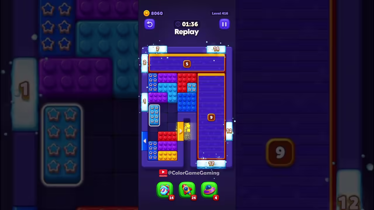 Block Out level board reference for step 1