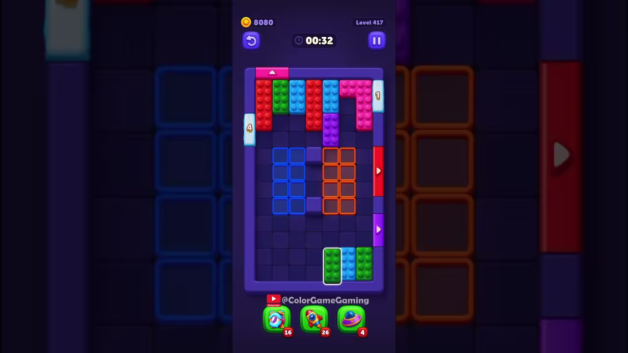 Block Out level board reference for step 1