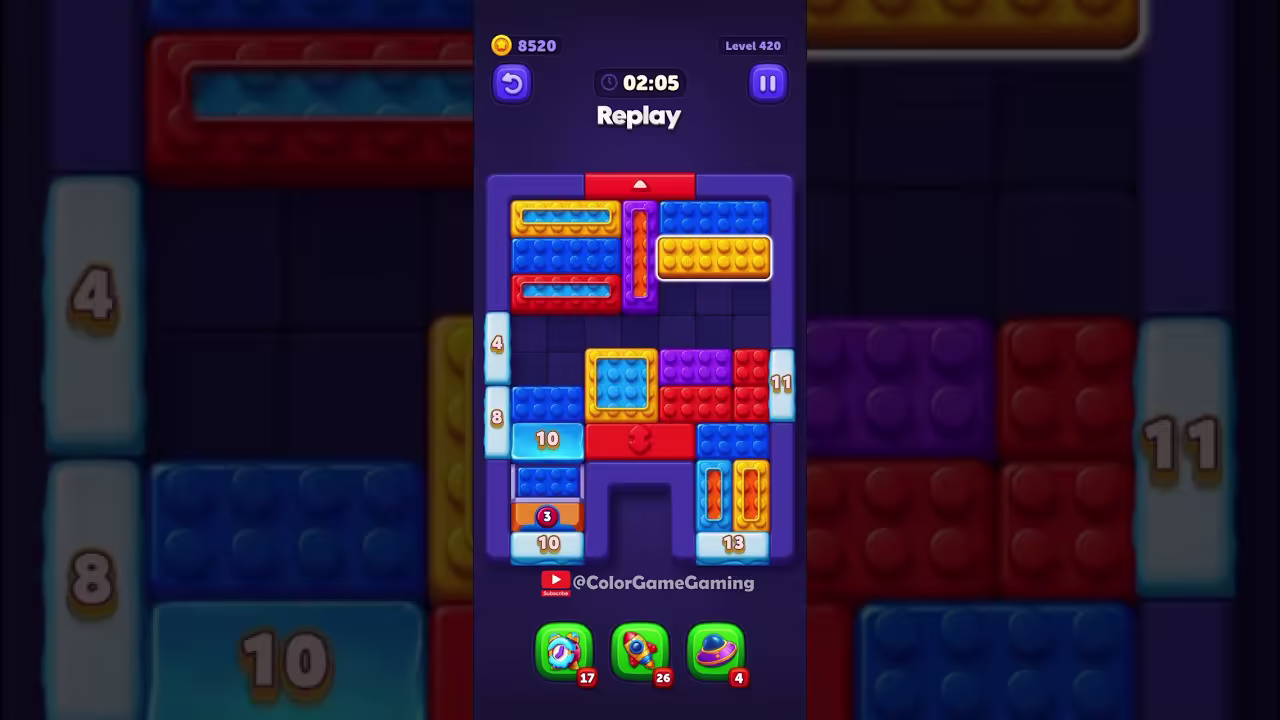 Block Out level board reference for step 1