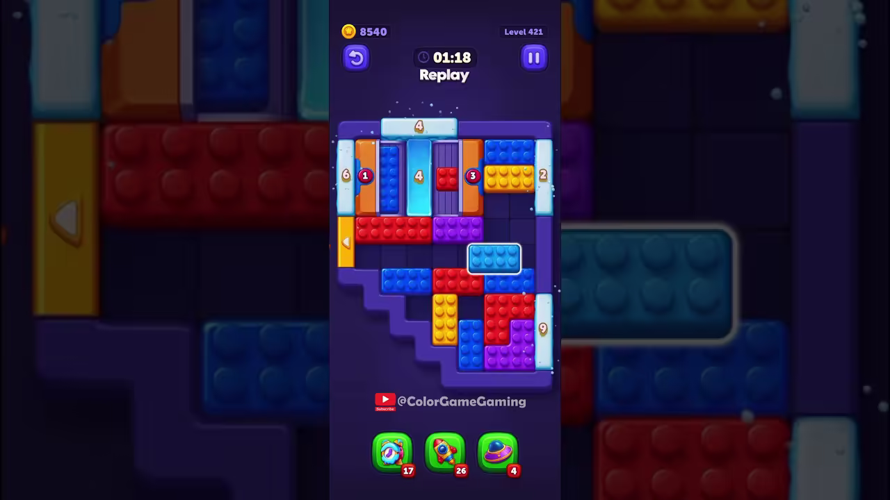Block Out level board reference for step 1