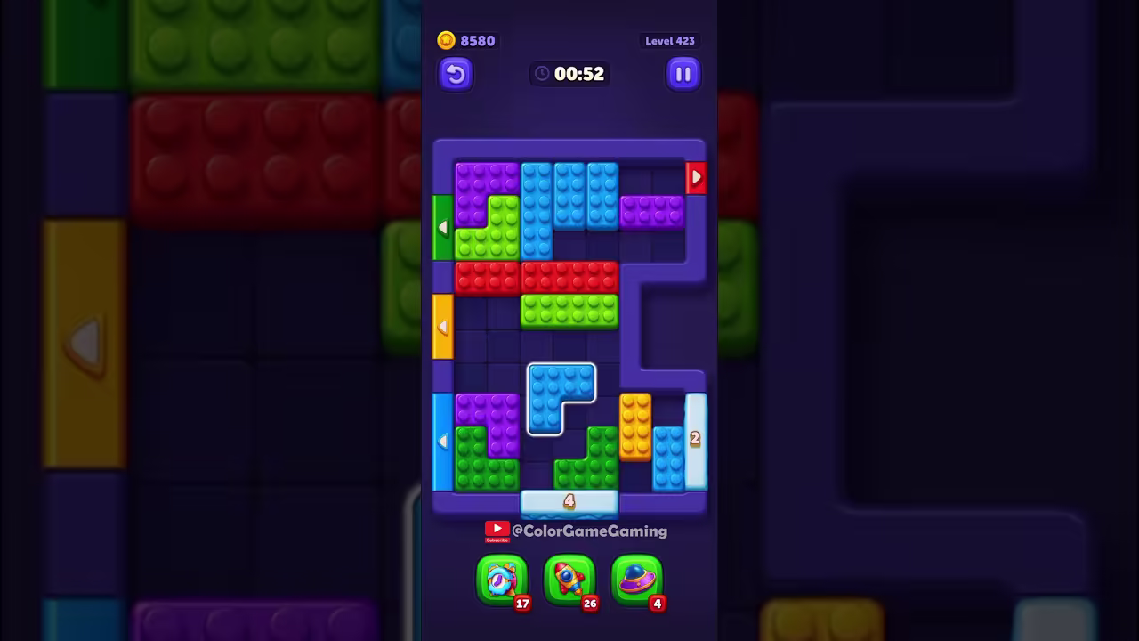 Block Out level board reference for step 1