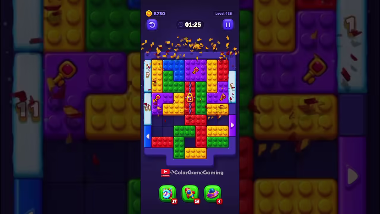 Block Out level board reference for step 1