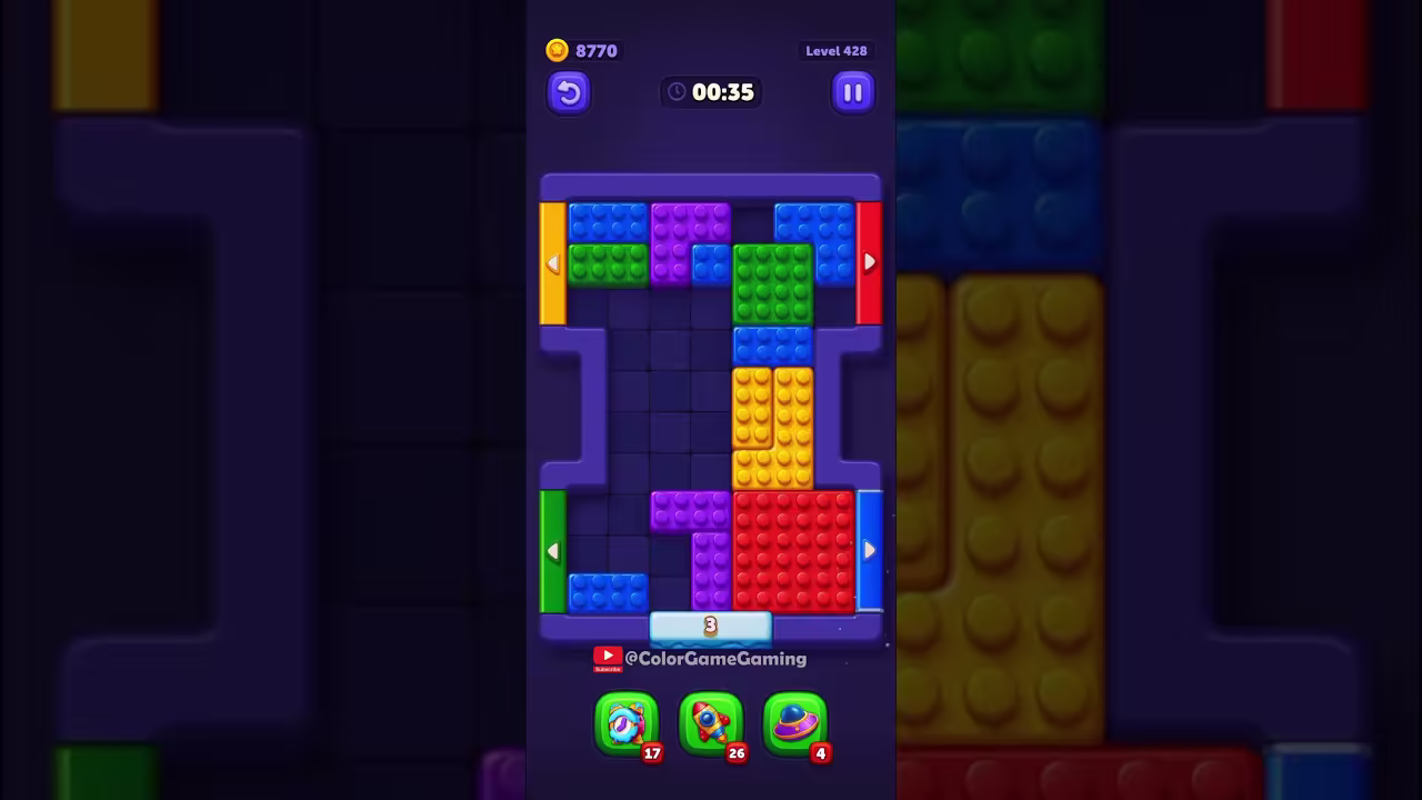 Block Out level board reference for step 1