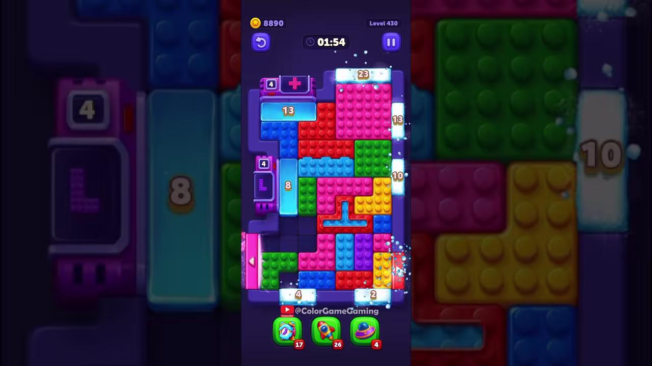 Block Out level board reference for step 1