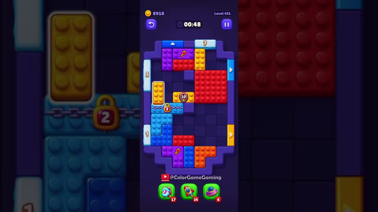 Block Out level board reference for step 1