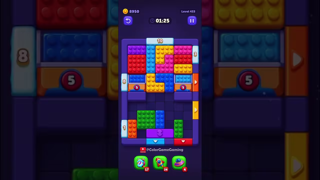 Block Out level board reference for step 1