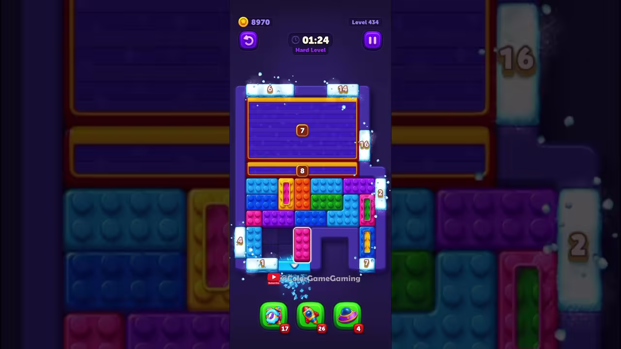 Block Out level board reference for step 1