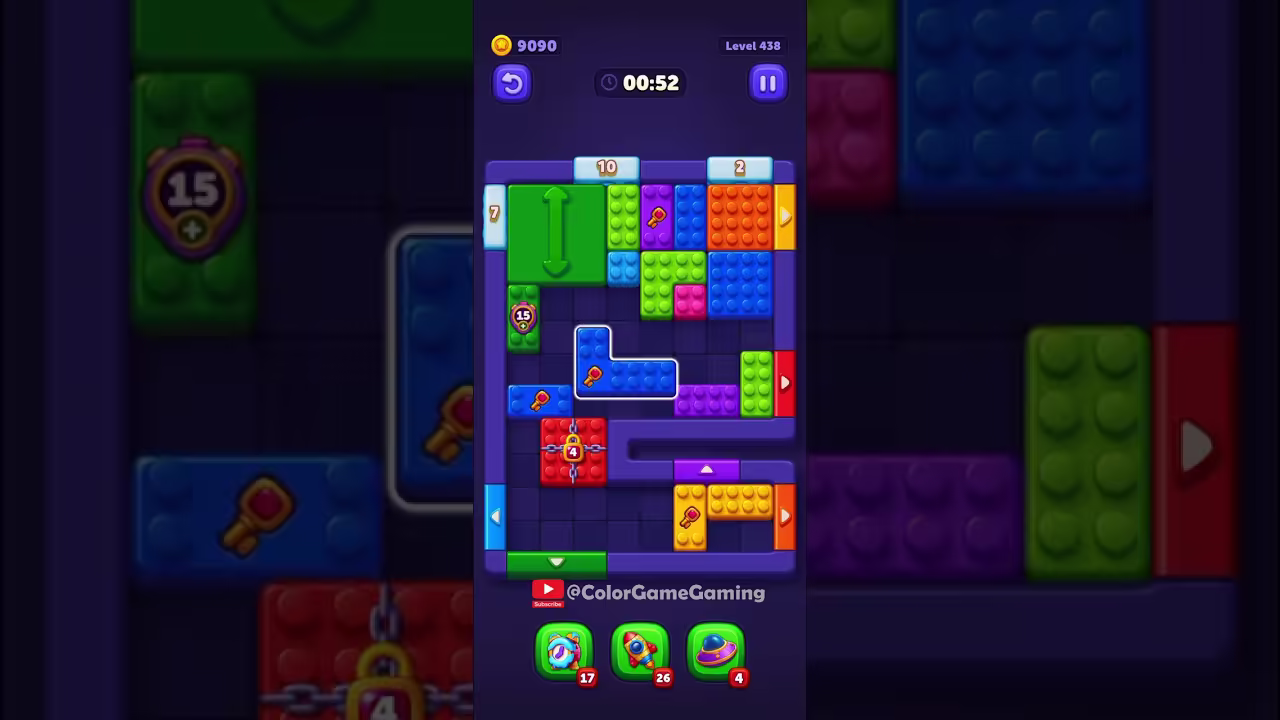 Block Out level board reference for step 1
