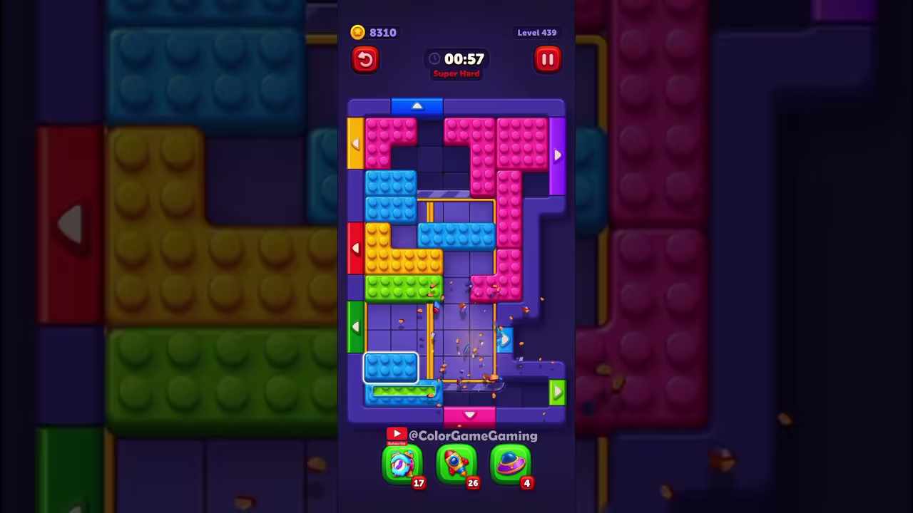 Block Out level board reference for step 1
