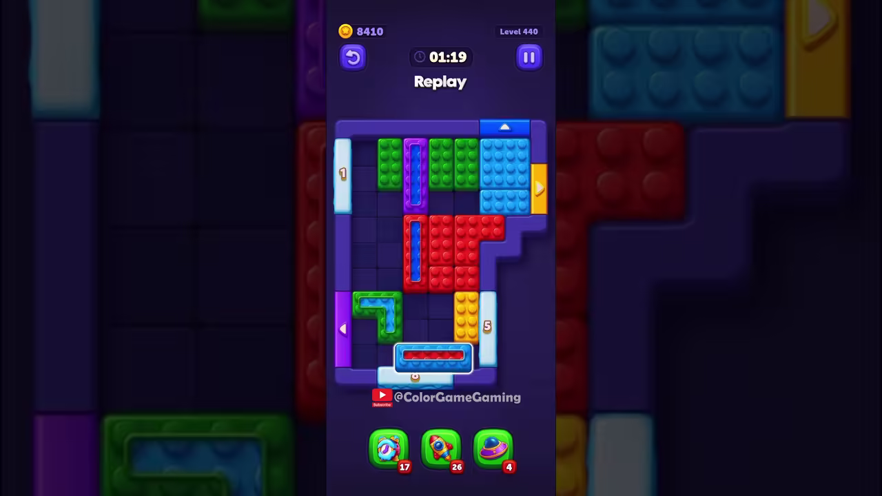Block Out level board reference for step 1