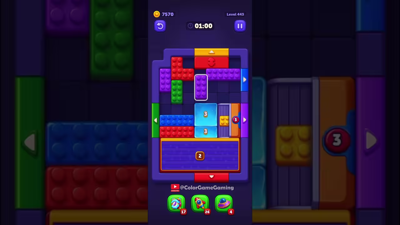 Block Out level board reference for step 1