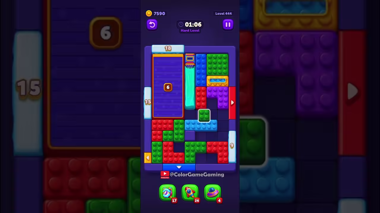 Block Out level board reference for step 1