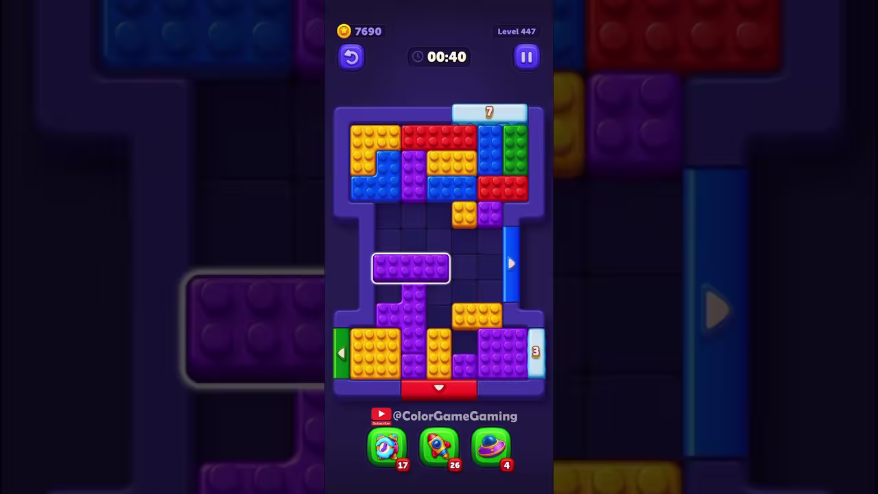 Block Out level board reference for step 1