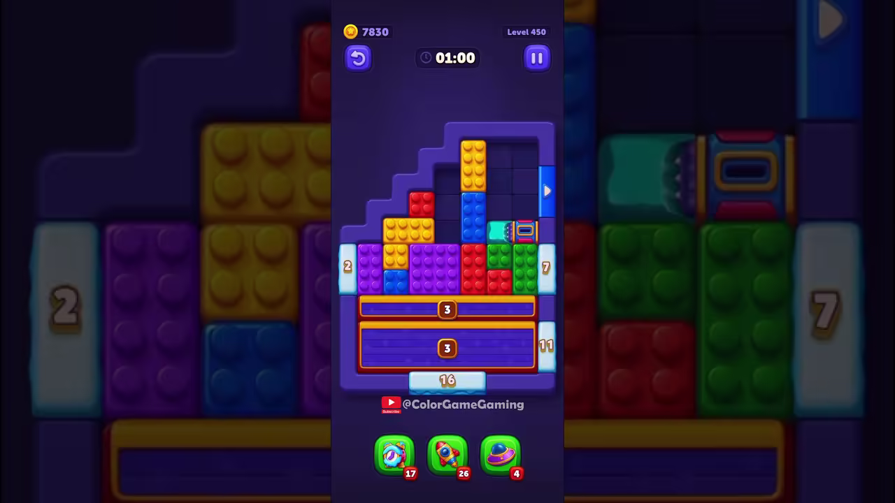 Block Out level board reference for step 1