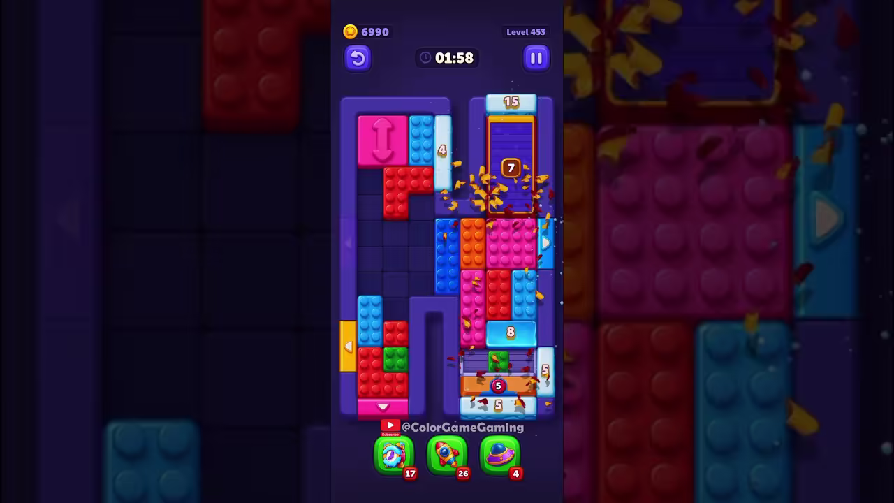 Block Out level board reference for step 1