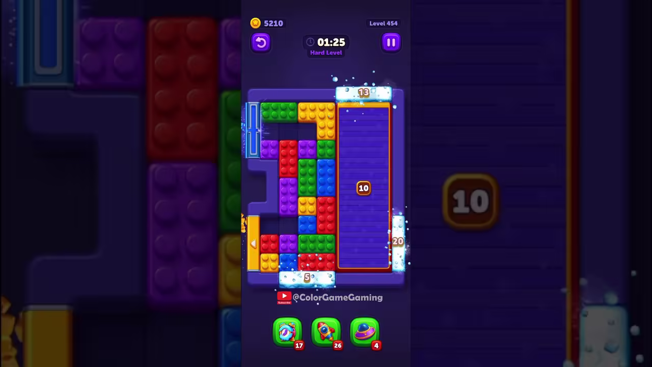 Block Out level board reference for step 1