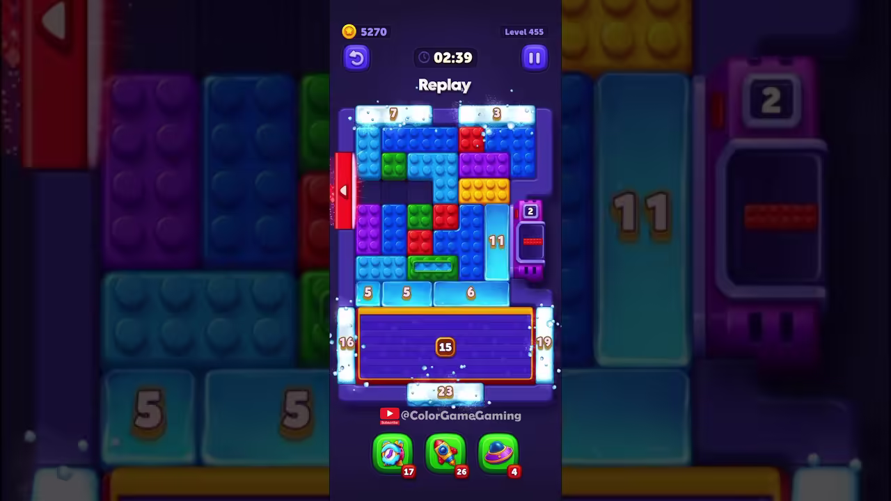 Block Out level board reference for step 1