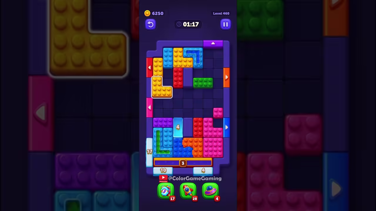 Block Out level board reference for step 1
