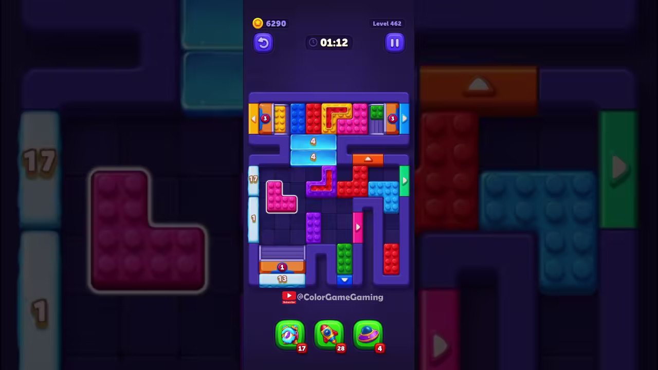 Block Out level board reference for step 1
