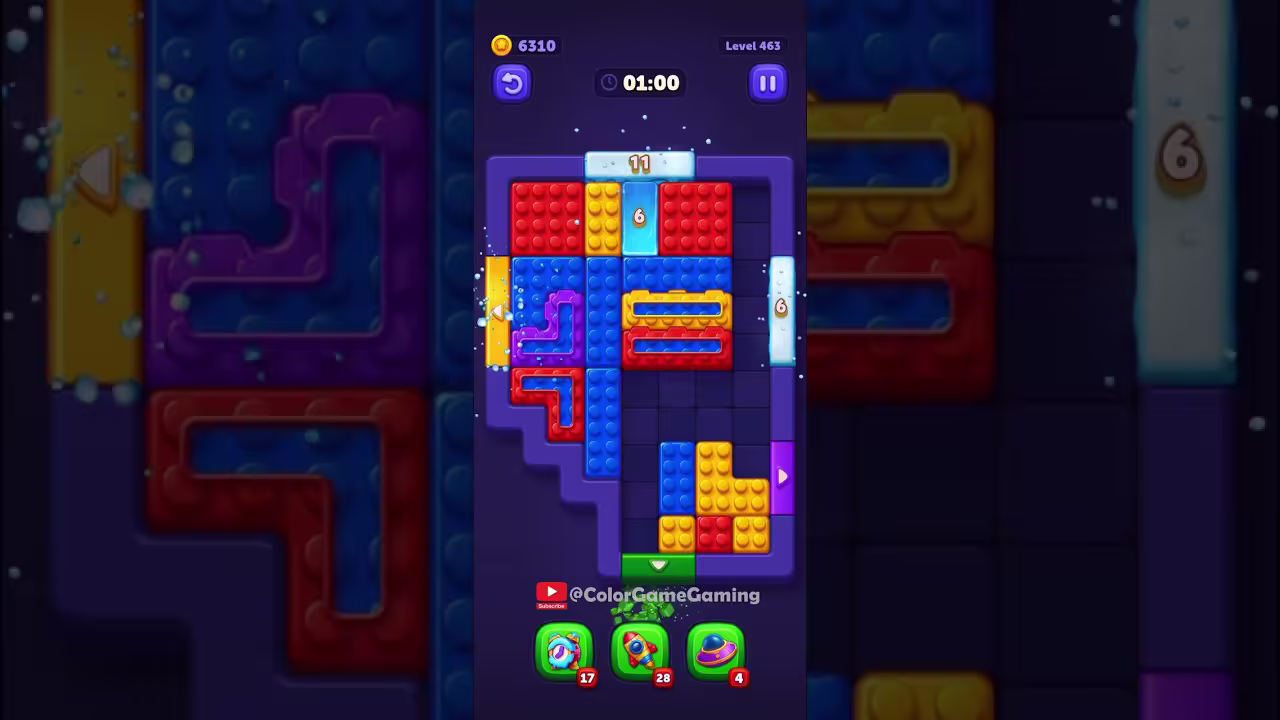 Block Out level board reference for step 1