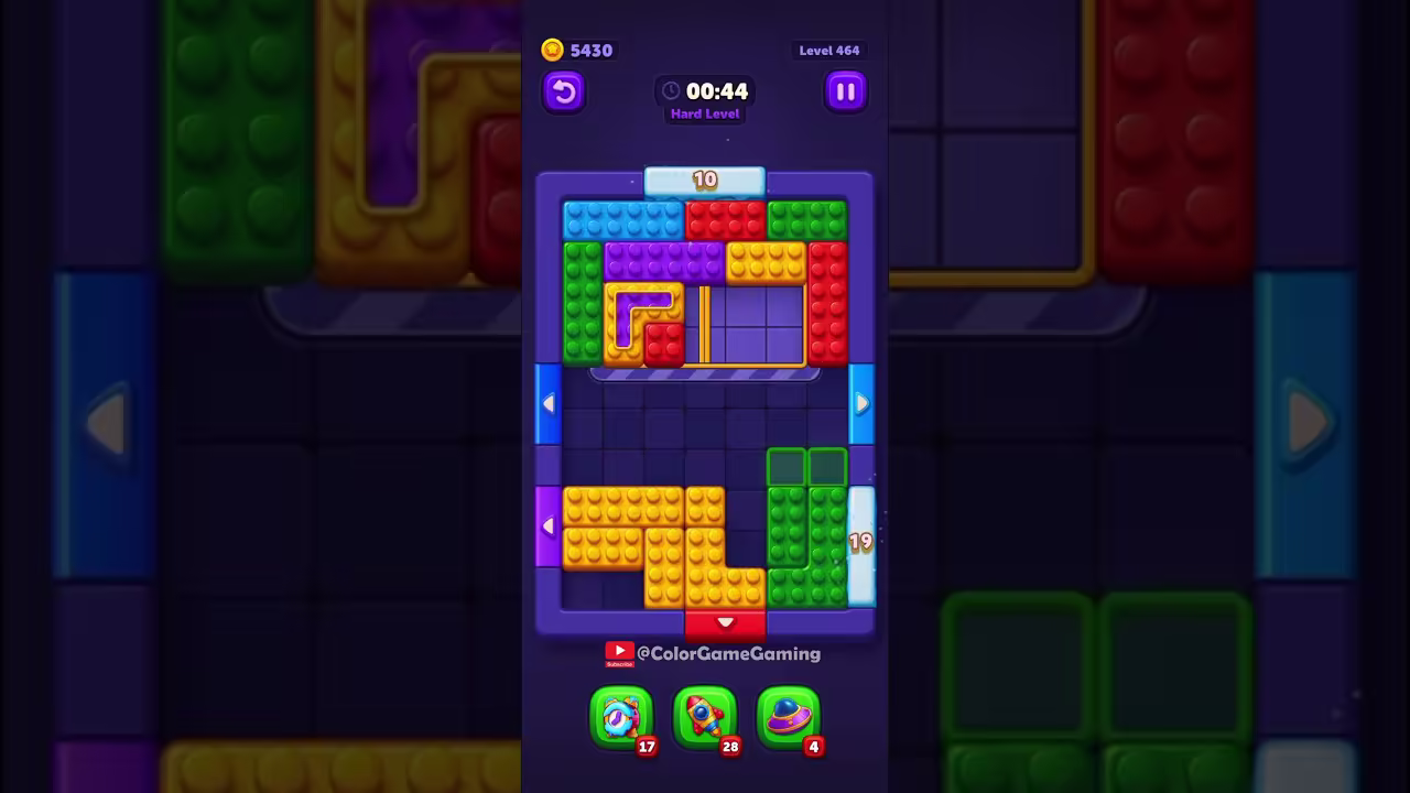Block Out level board reference for step 1