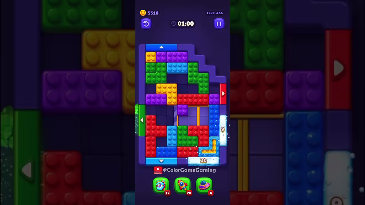 Block Out level board reference for step 1