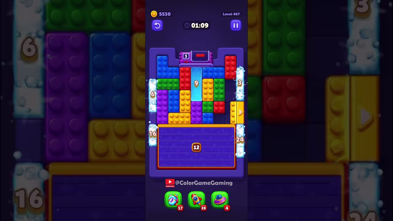 Block Out level board reference for step 1