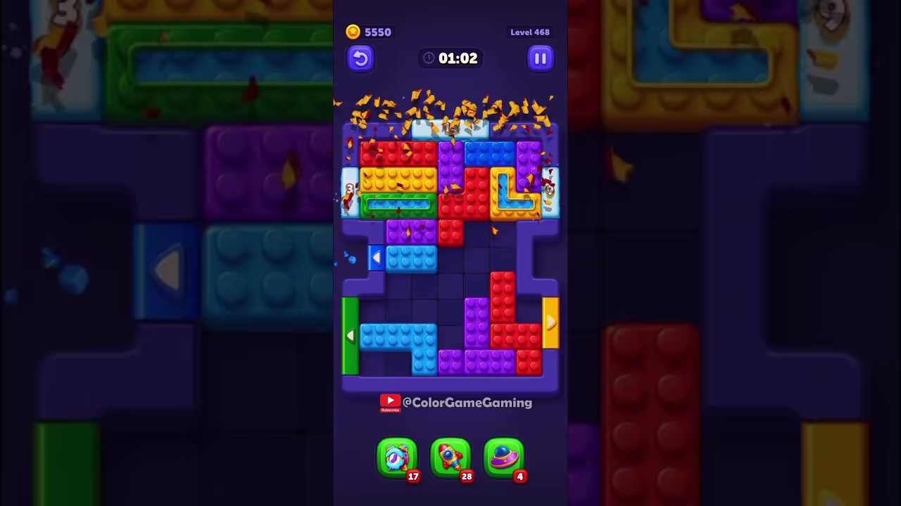 Block Out level board reference for step 1