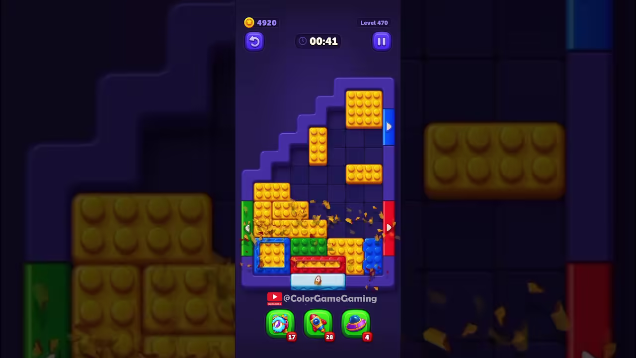 Block Out level board reference for step 1