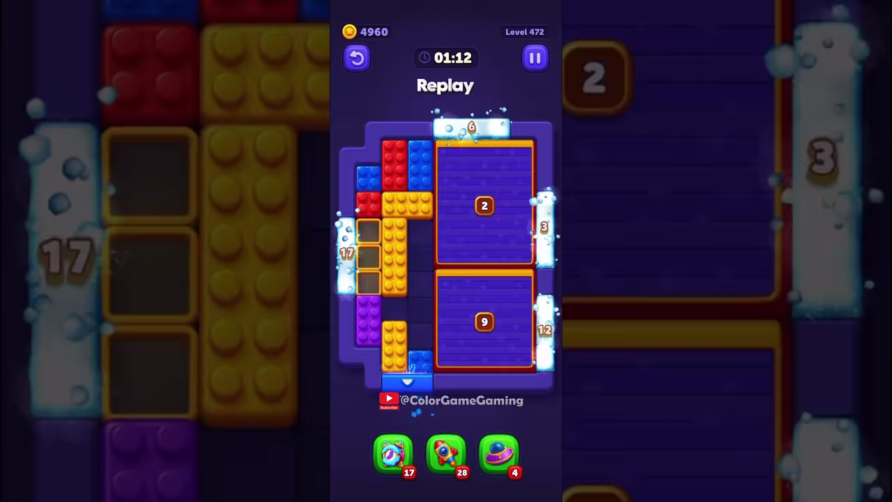 Block Out level board reference for step 1