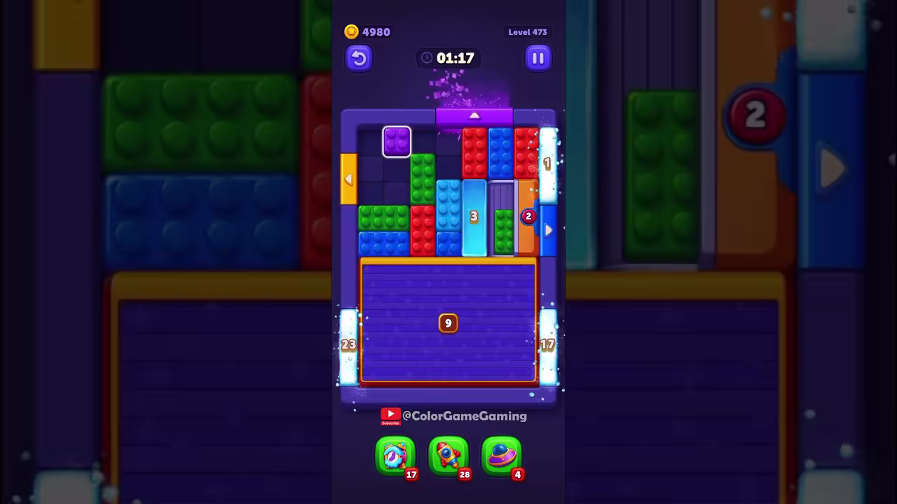 Block Out level board reference for step 1