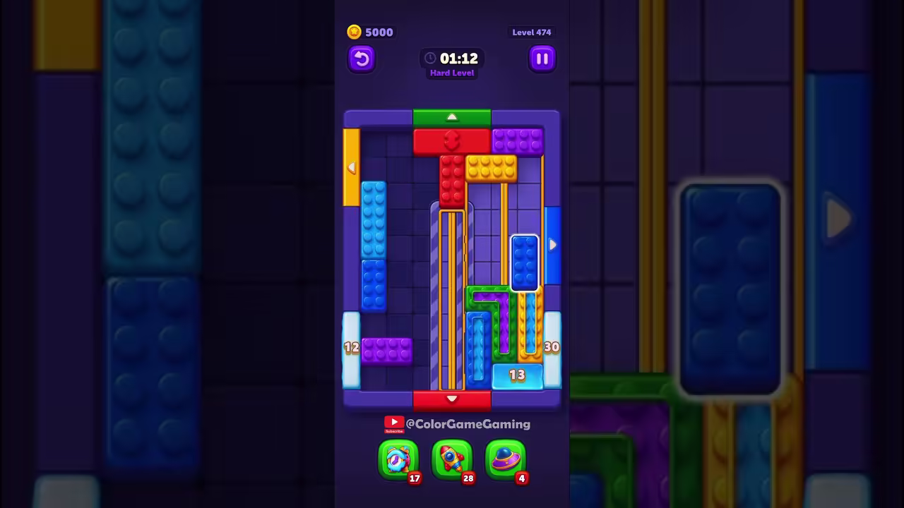 Block Out level board reference for step 1