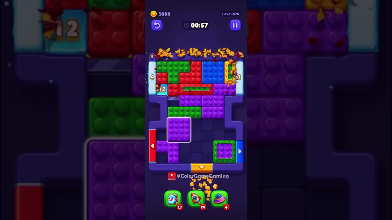 Block Out level board reference for step 1
