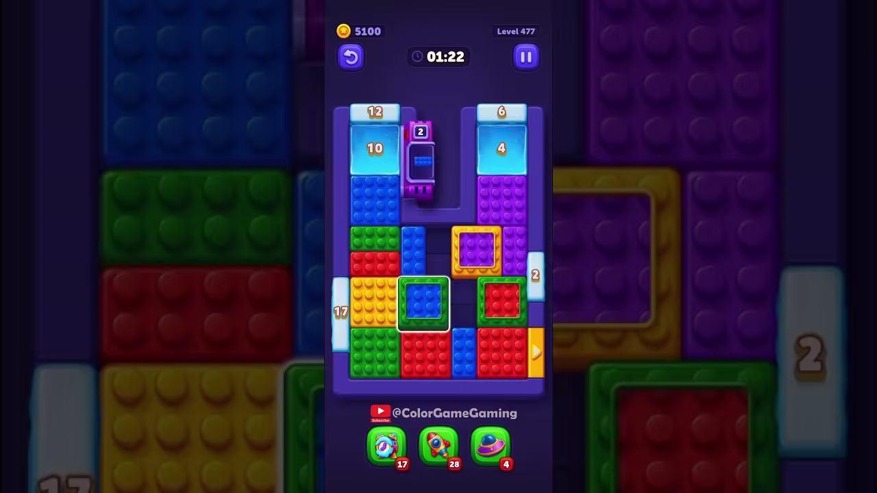 Block Out level board reference for step 1