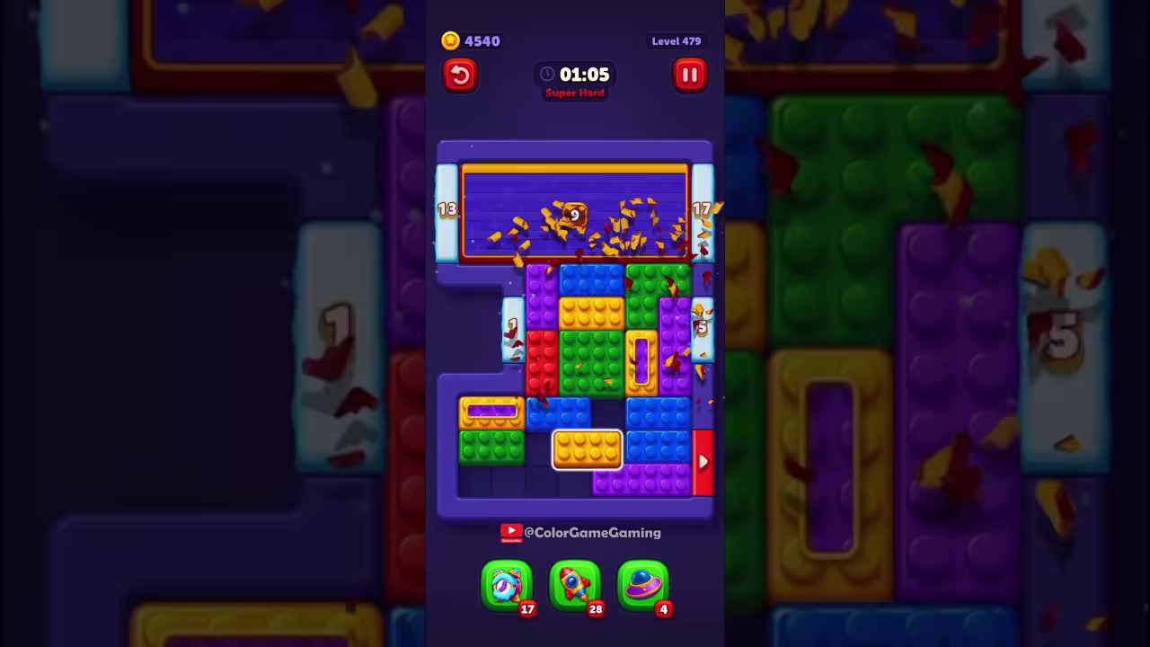 Block Out level board reference for step 1