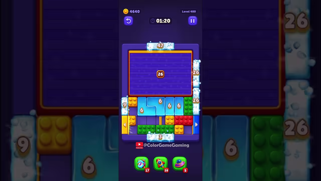 Block Out level board reference for step 1