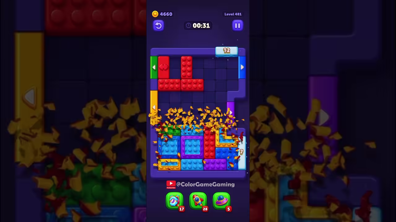 Block Out level board reference for step 1