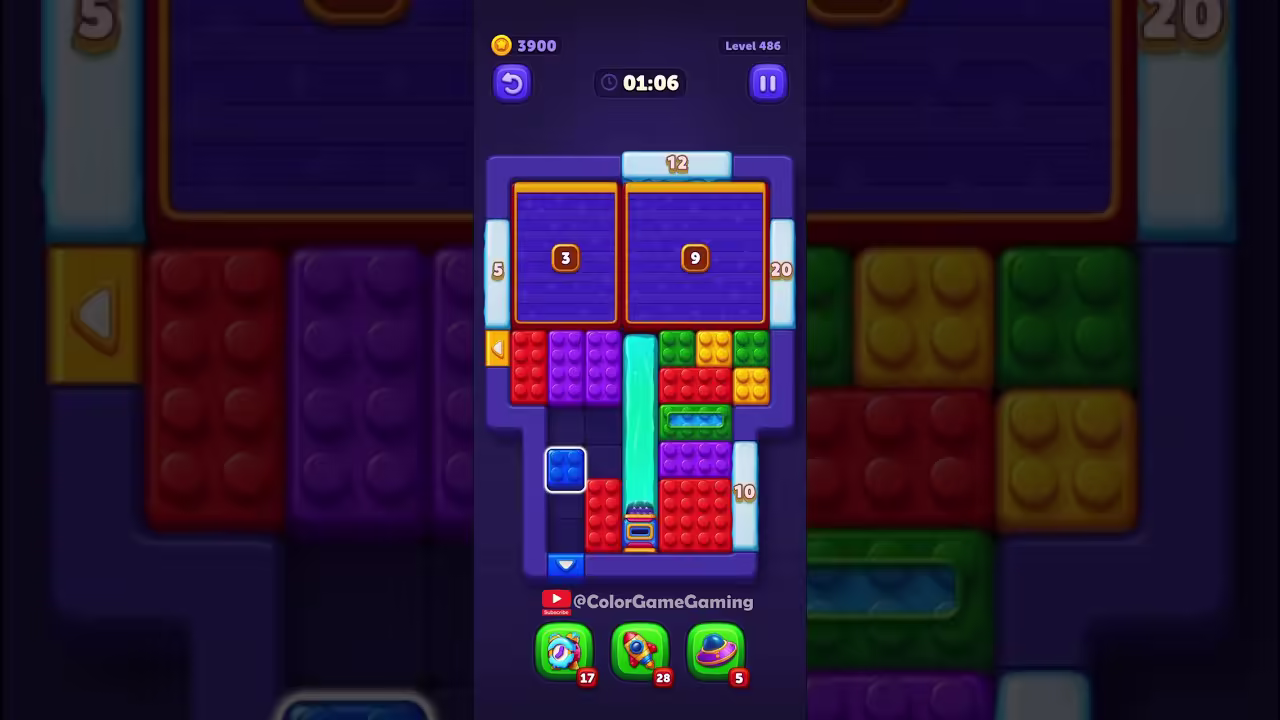Block Out level board reference for step 1