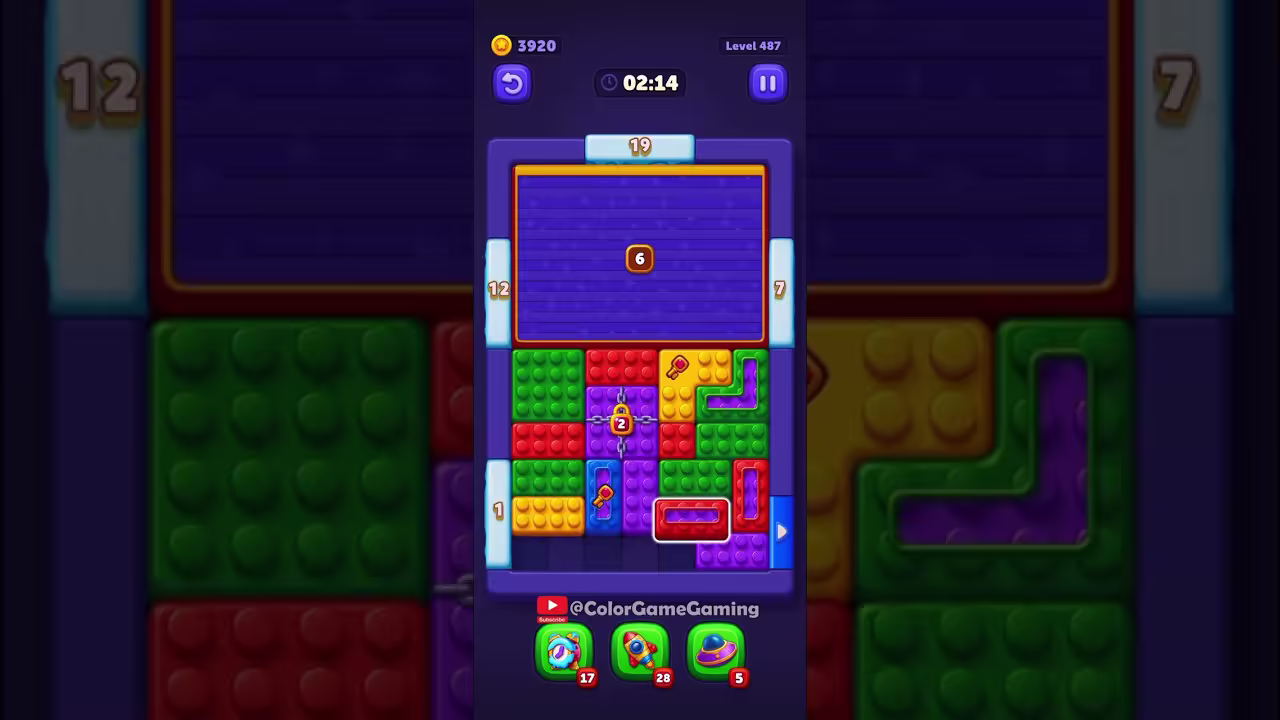 Block Out level board reference for step 1