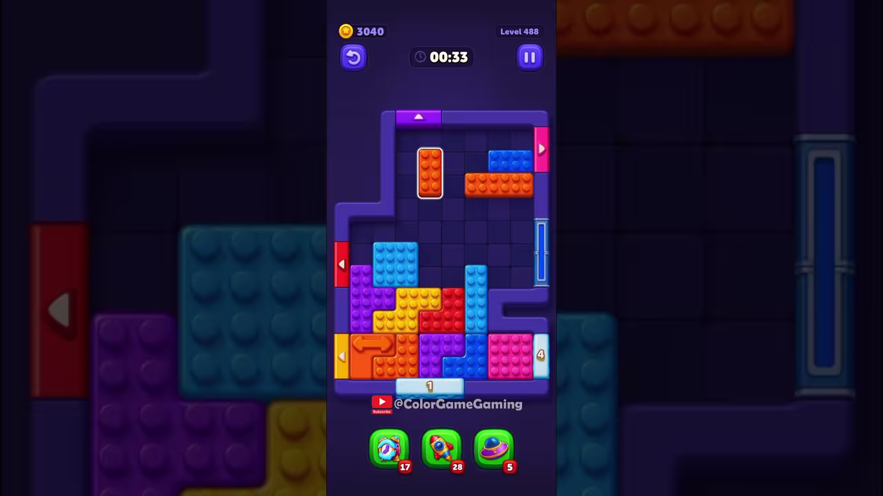 Block Out level board reference for step 1