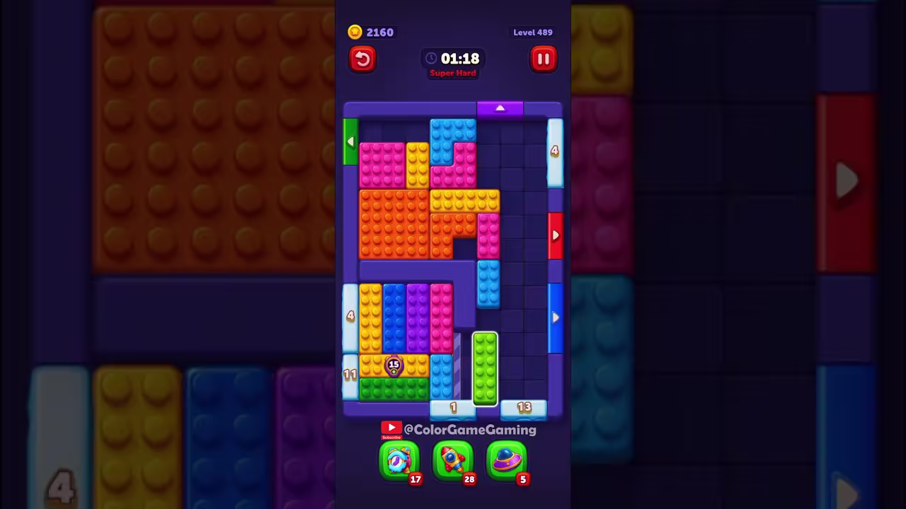 Block Out level board reference for step 1