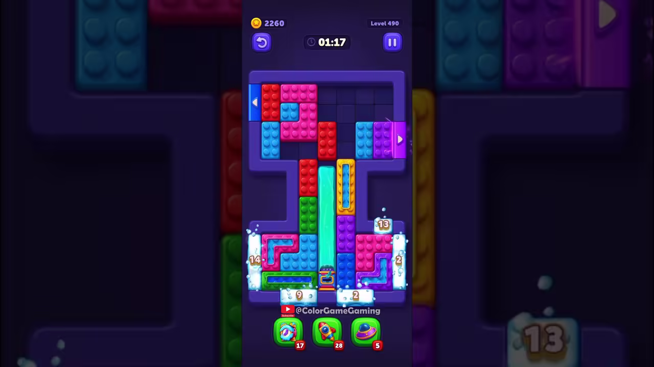 Block Out level board reference for step 1