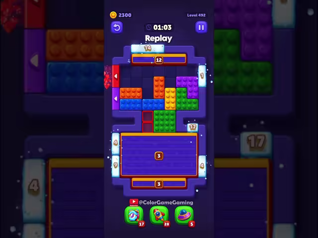 Block Out level board reference for step 1