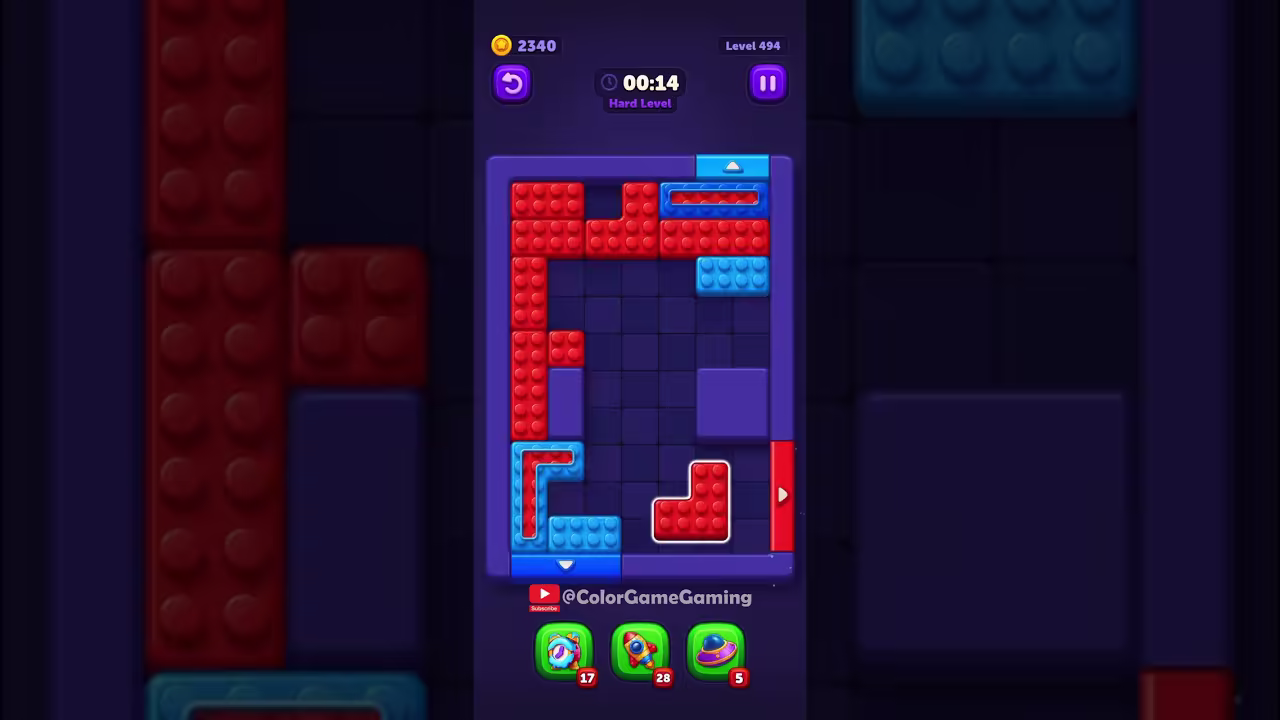 Block Out level board reference for step 1