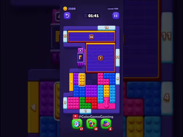 Block Out level board reference for step 1